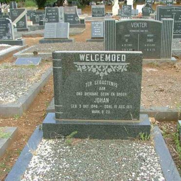 WELGEMOED Johan 1946-1971