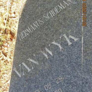 WYK Hermanus Schoeman, van 1983-1992