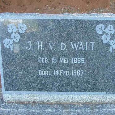 WALT J.H., v.d. 1885-1967