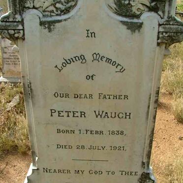 WAUGH Peter 1838-1921