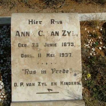 ZYL Anna C., van 1873-1937