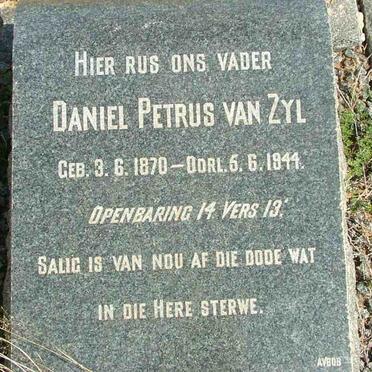 ZYL Daniel Petrus, van 1870-1944