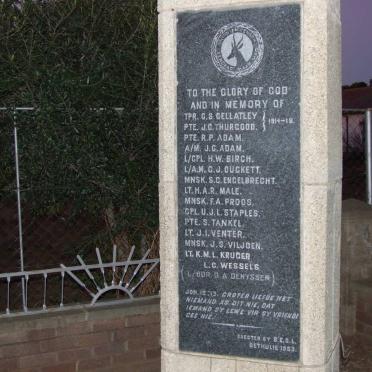 Free State, BETHULIE, Urban area