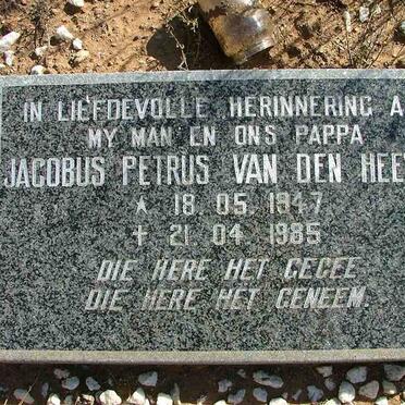 HEEVER Jacobus Petrus, van den  1947-1985