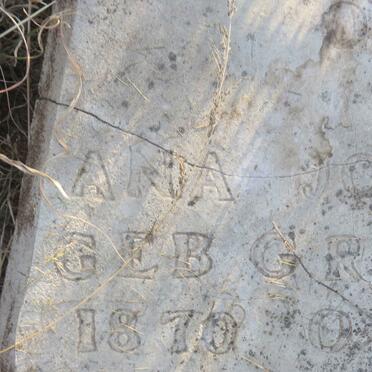 FERREIRA Ana Johanna nee GROBBELAAR 1870-1893