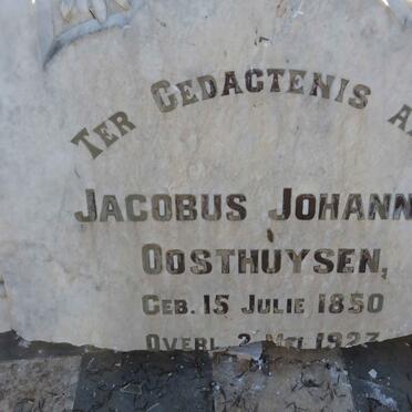 OOSTHUYSEN Jacobus Johannes 1850-1923