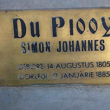 PLOOY Simon Johannes, du 1805-1885