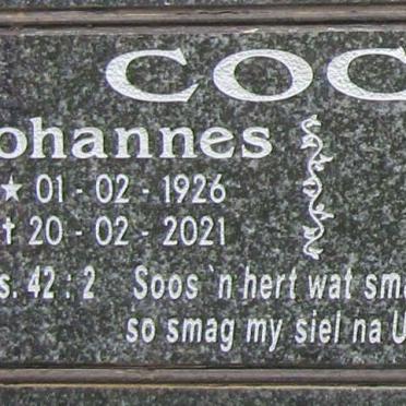 COCK Johannes 1926-2021 &amp; Rika 1928-