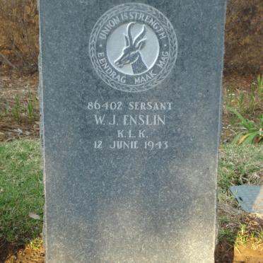 ENSLIN W.J. -1943