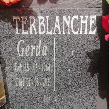 TERBLANCHE Gerda 1964-2020