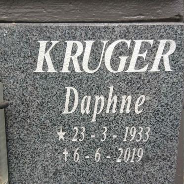 KRUGER Daphne 1933-2019