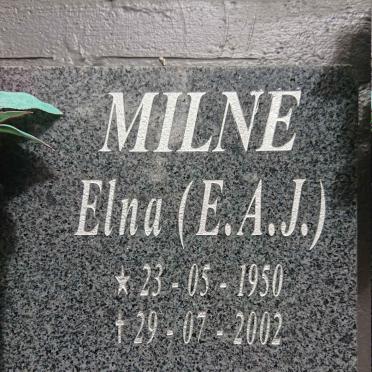 MILNE E.A.J. 1950-2002