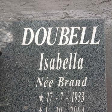 DOUBELL Isabella nee BRAND 1933-2004