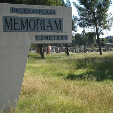 1. Memoriam cemetery in Bloemfontein