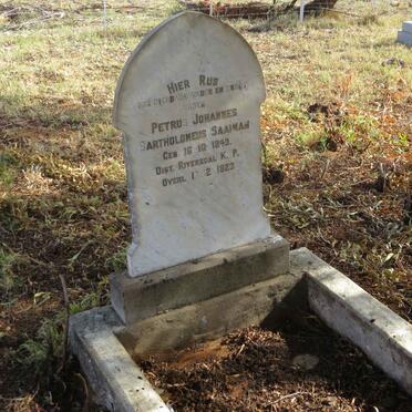 SAAIMAN Petrus Johannes Bartholomeus 1849-1923