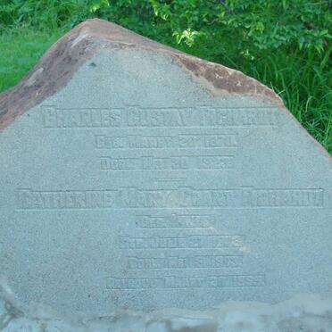 FICHARDT Charles Gustav 1870-1923 &amp; Catherine Mary Grant INNES 1873-1943