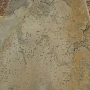 JOUBERT Maria E.B. nee V.D. MERWE 1821-1881