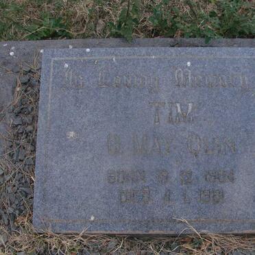 QUIN Tim D. May 1904-1981