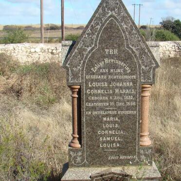 MARAIS Louisa Johanna Cornelia 1852-1896 :: MARAIS Maria :: MARAIS Louis :: MARAIS Cornelia :: MARAIS Samuel :: MARAIS Louisa