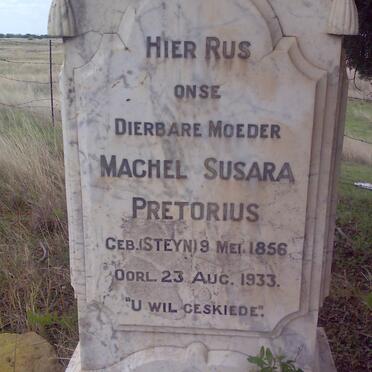 PRETORIUS W. 1849-1929 &amp; Machel Susara STEYN 1856-1933 