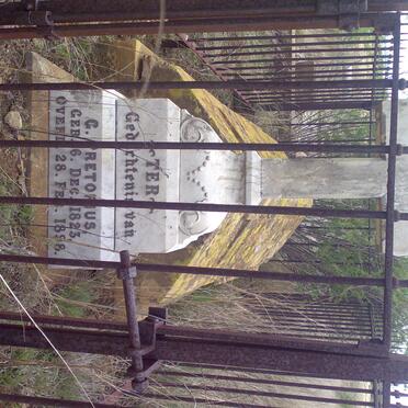 PRETORIUS G. 1823-1898