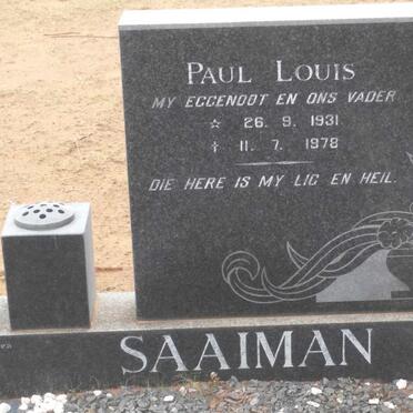 SAAIMAN Paul Louis 1931-1978