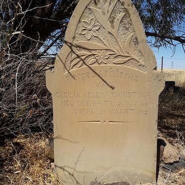 NEL Cecilia Helena Christina nee BRITS 1857-1905