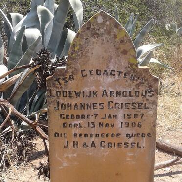 GRIESEL Lodewijk Arnoldus Johannes 1907-1906