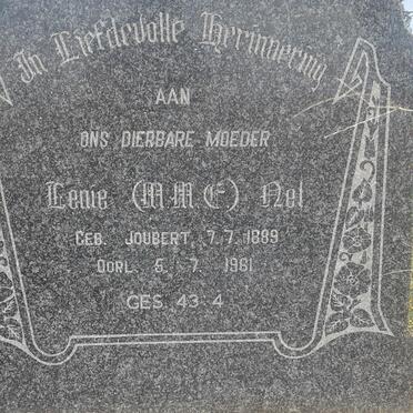 NEL M.M.E. nee JOUBERT 1889-1961