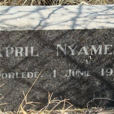 NYAMELA April -1972