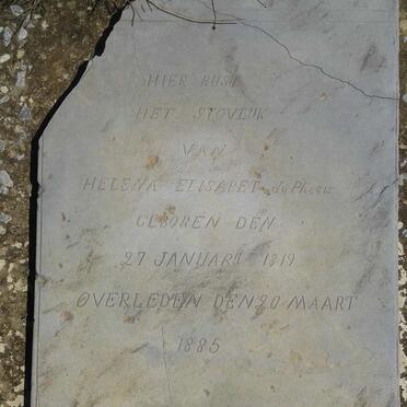 PLESSIS Helena Elisabet, du 1819-1885