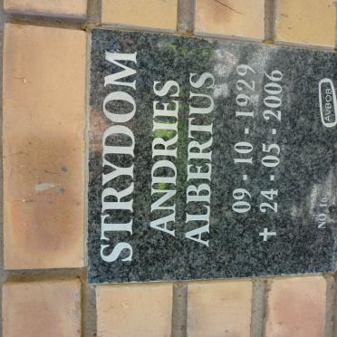 STRYDOM Andries Albertus 1929-2006