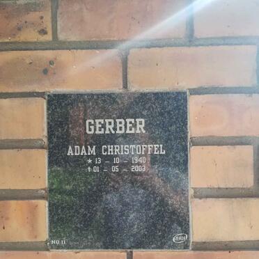GERBER Adam Christoffel 1940-2003