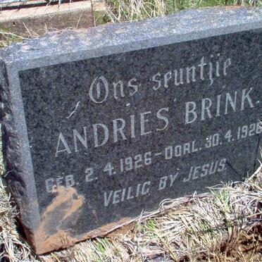 BRINK  Andries 1926-1926