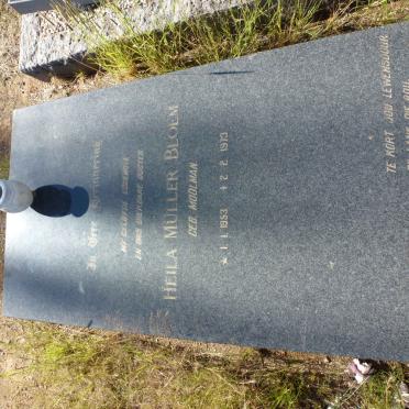 BLOEM Heila Muller nee MOOLMAN 1953-1973