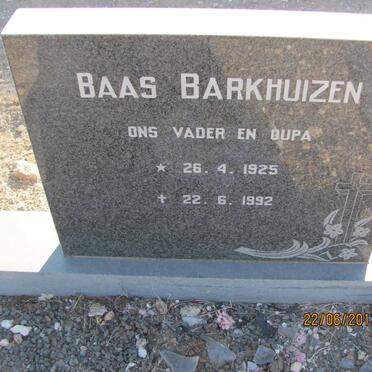 BARKHUIZEN Baas 1925-1992