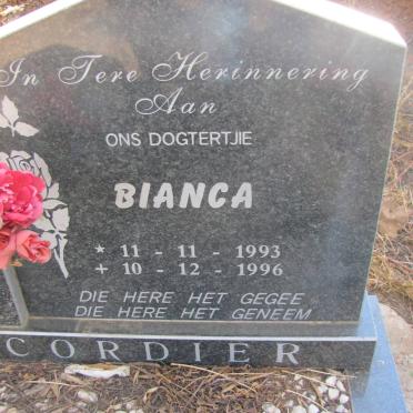 CORDIER Bianca 1993-1996