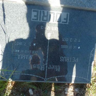 FOURIE Petrus 1886-1971 &amp; Maria GROENEWALD 1907-