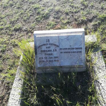 FOURIE Arnoldus J.S. 1881-1918