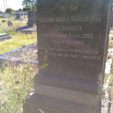 GELDENHUYS Susara Maria Margaretha nee WESSELS 1860-1942