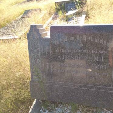 GROENEWALD Christoffel M.J. 1897-1948