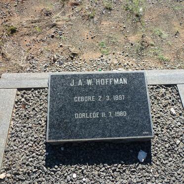 HOFFMAN J.A.W. 1897-1980