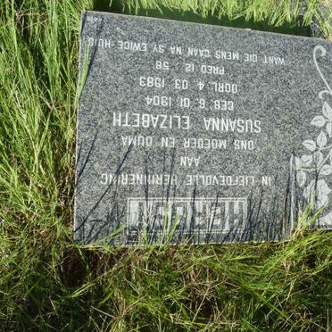 HERBST Susanna Elizabeth 1904-1983