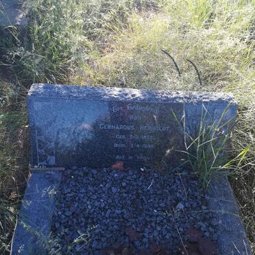 HERHOLDT Gerhardus 1892-1946