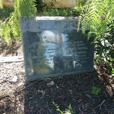 JACOBS Christiaan Johannes 1891-1955 &amp; Hester Sophia SCHOONWINKEL voorheen JACOBS nee NIEMANN 1897-1965