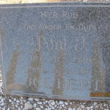 JOUBERT Paul J. 1929-1987