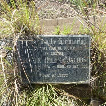 JACOBS Hester Helena 1908-1923
