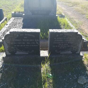 KOK Henrikus Wilhelmus 1891-1954 &amp; Johanna Catherina Elizabeth V.D. MERWE nee DE BRUIN 1910-1974
