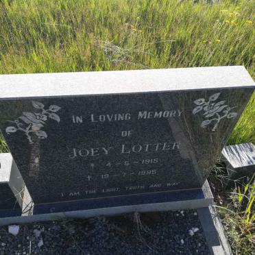LOTTER Joey 1915-1995