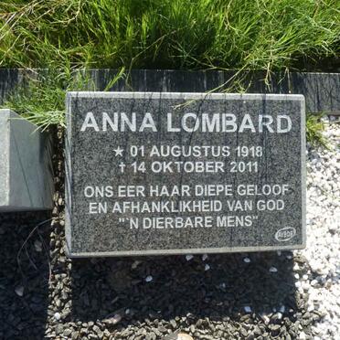 LOMBARD Anna 1918-2011